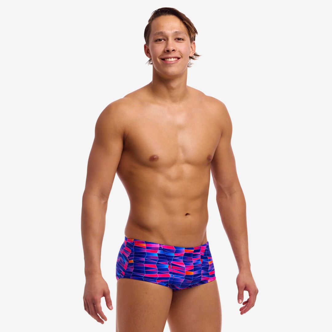Funky Trunks Mens Classic Trunks - Warped Waves