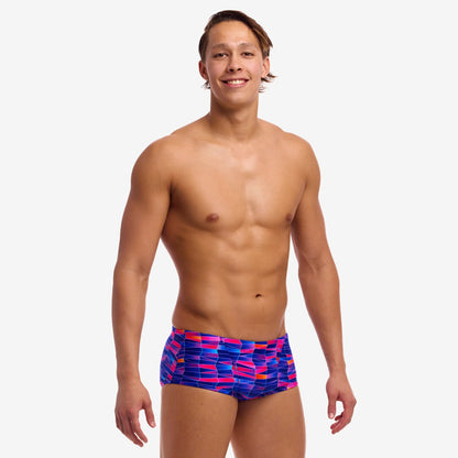 Funky Trunks Mens Classic Trunks - Warped Waves