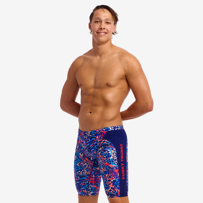 Funky Trunks Mens Training Jammers - Mad Cat