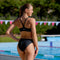 Funkita Women's Sports Secure Swim Brief - Still Black