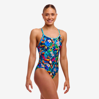 Funkita Womens Diamond Back One Piece - Birdie Wordie
