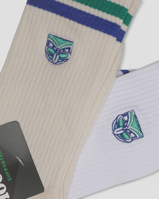 foot-ies socks NRL NZ Warriors Sneaker Socks - 2 Pack
