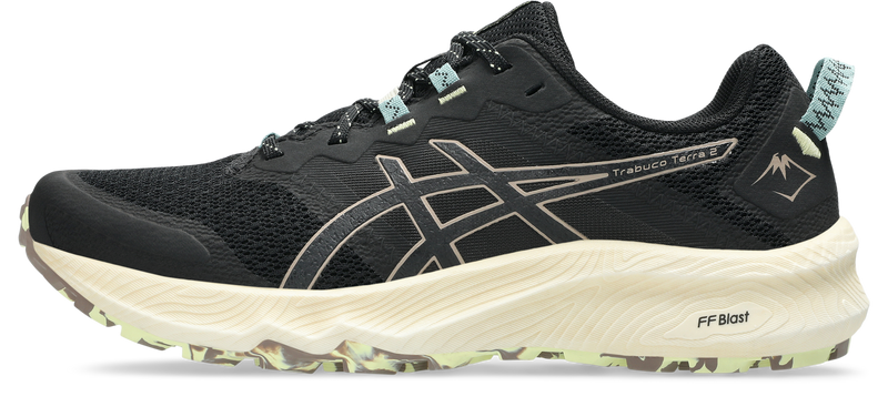 Asics Mens Gel Trabuco Terra 2 Trail Running - Black/Taupe Grey