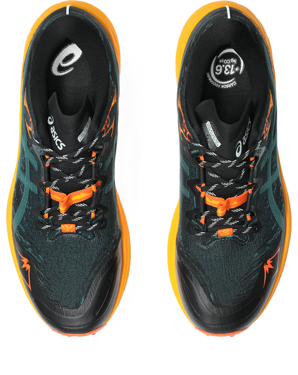 Asics Mens Fuji Lite 5 - Saxon Green/Rainy Lake