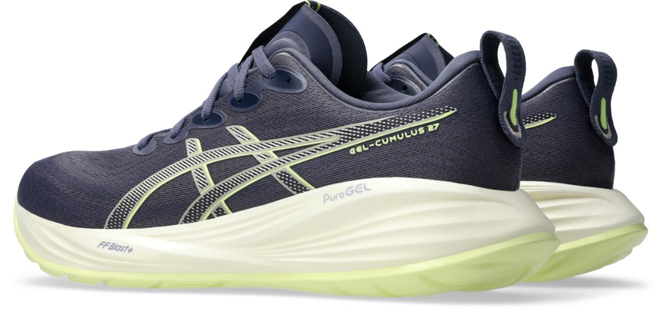 Asics Mens Gel Cumulus 27 - Indigo Fog/Lucid Yellow