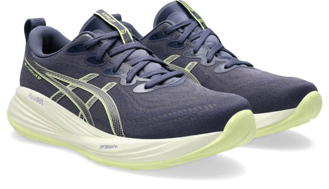 Asics Mens Gel Cumulus 27 - Indigo Fog/Lucid Yellow