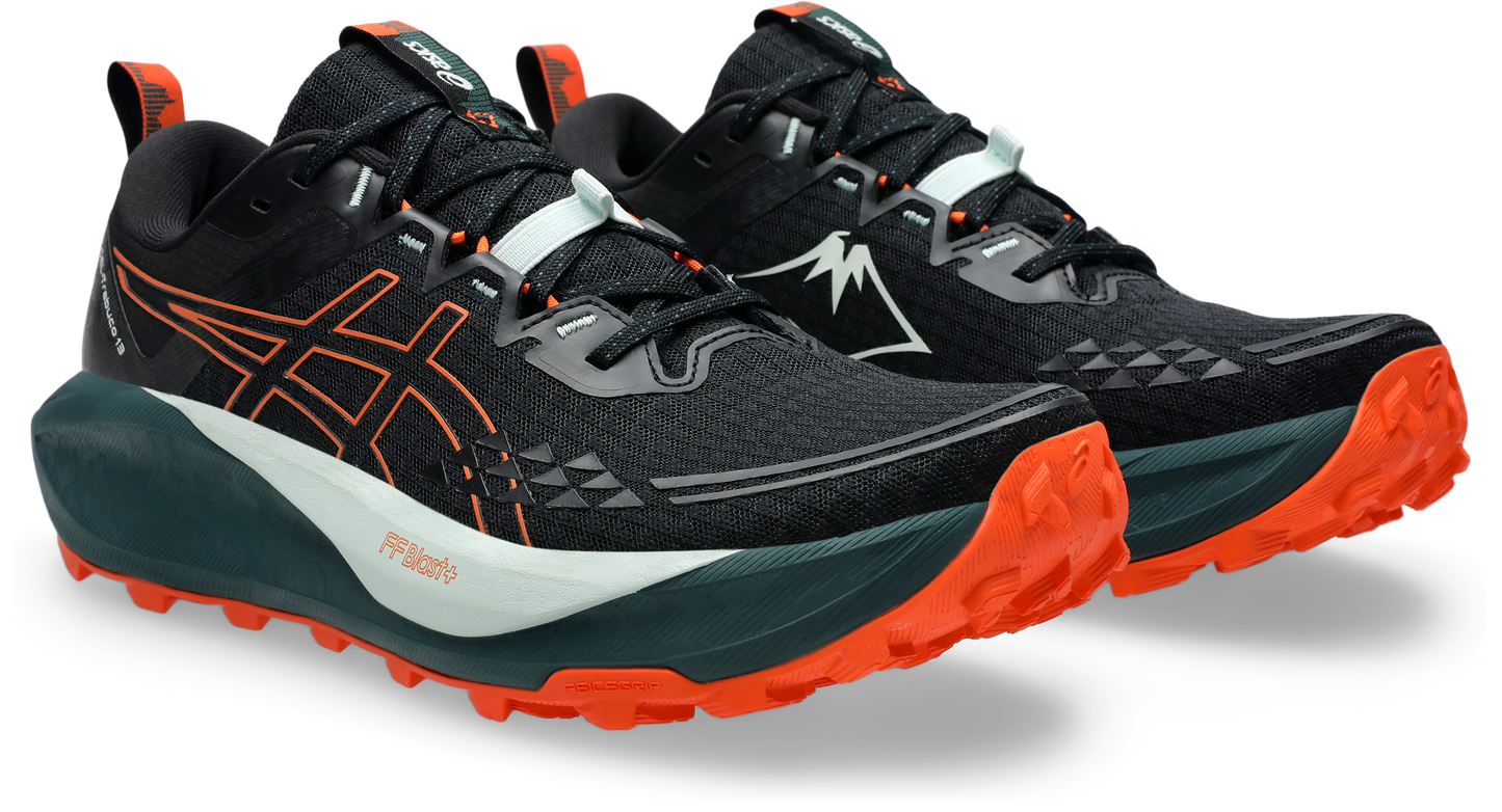 Asics Men's Gel Trabuco 13 Trail Running - Black/Nova Orange