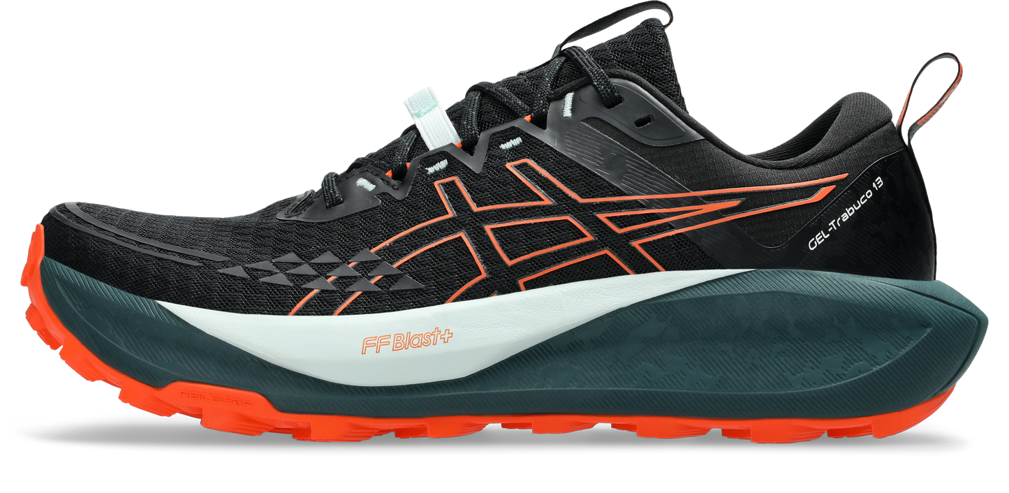 Asics Men's Gel Trabuco 13 Trail Running - Black/Nova Orange