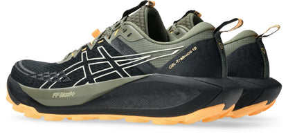 Asics Mens Trabuco 13 Trail Running - Black/Cream