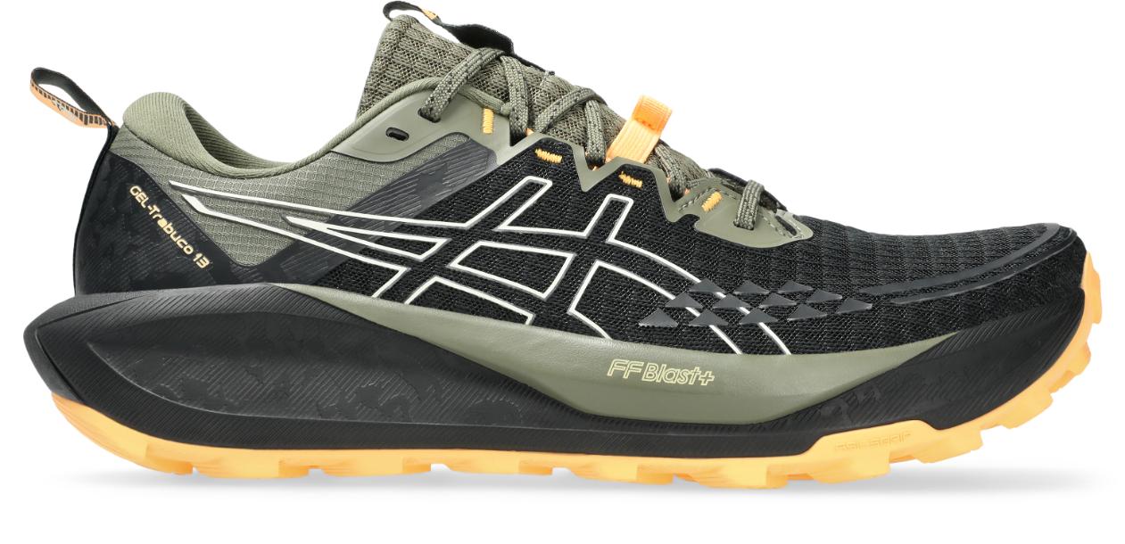 Asics Mens Trabuco 13 Trail Running - Black/Cream