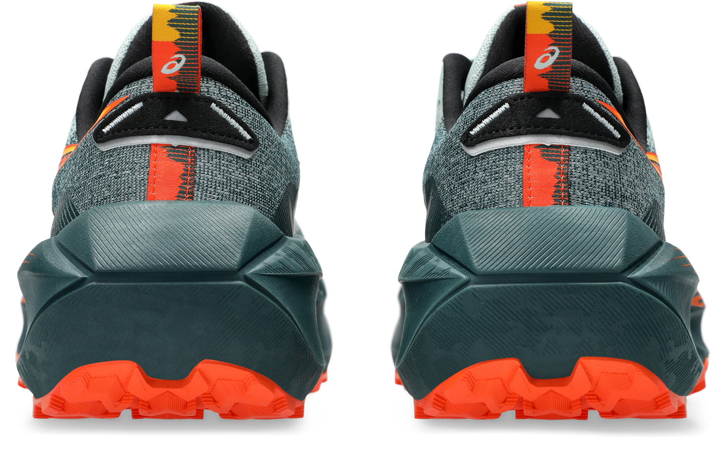 Asics Mens Trabuco Max 4 Trail Running - Cold Moss/Nova Orange