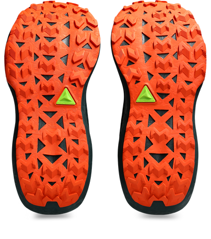 Asics Mens Trabuco Max 4 Trail Running - Cold Moss/Nova Orange