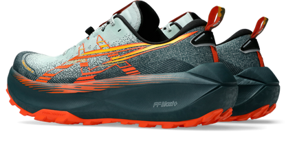 Asics Mens Trabuco Max 4 Trail Running - Cold Moss/Nova Orange