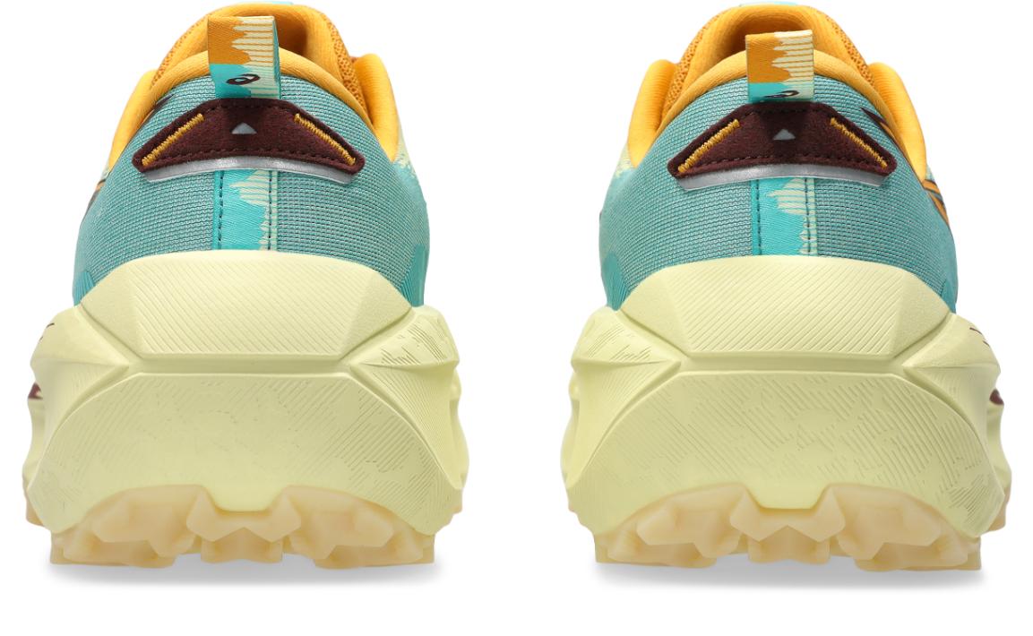 Asics Mens Trabuco Max 4 Trail Running - Wheat Yellow/Dark Red Planet