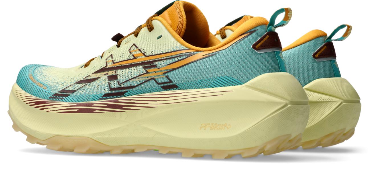 Asics Mens Trabuco Max 4 Trail Running - Wheat Yellow/Dark Red Planet