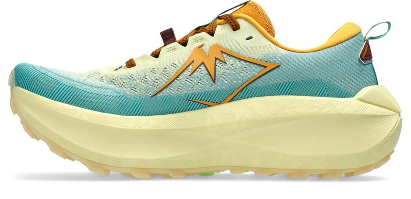 Asics Mens Trabuco Max 4 Trail Running - Wheat Yellow/Dark Red Planet