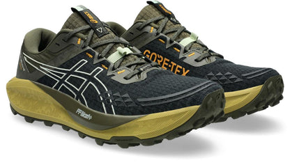 Asics Mens Gel Trabuco 13 G-TX Trail Running - Black/Whisper Green