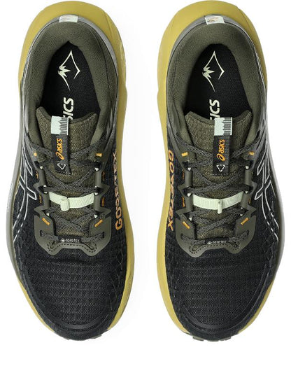 Asics Mens Gel Trabuco 13 G-TX Trail Running - Black/Whisper Green