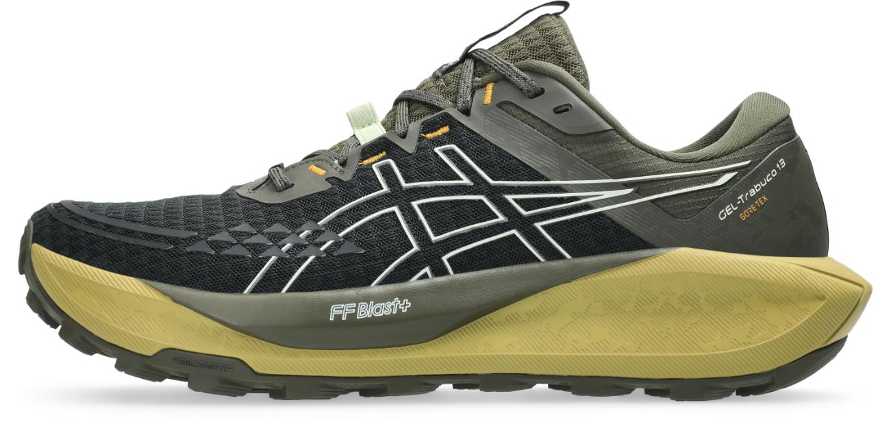 Asics Mens Gel Trabuco 13 G-TX Trail Running - Black/Whisper Green