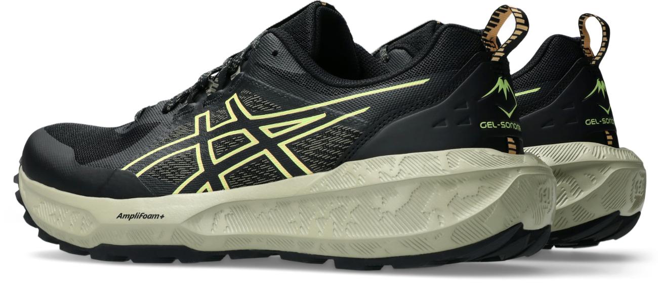 Asics Mens Gel Sonoma 8 Trail Running - Black/Lime Green