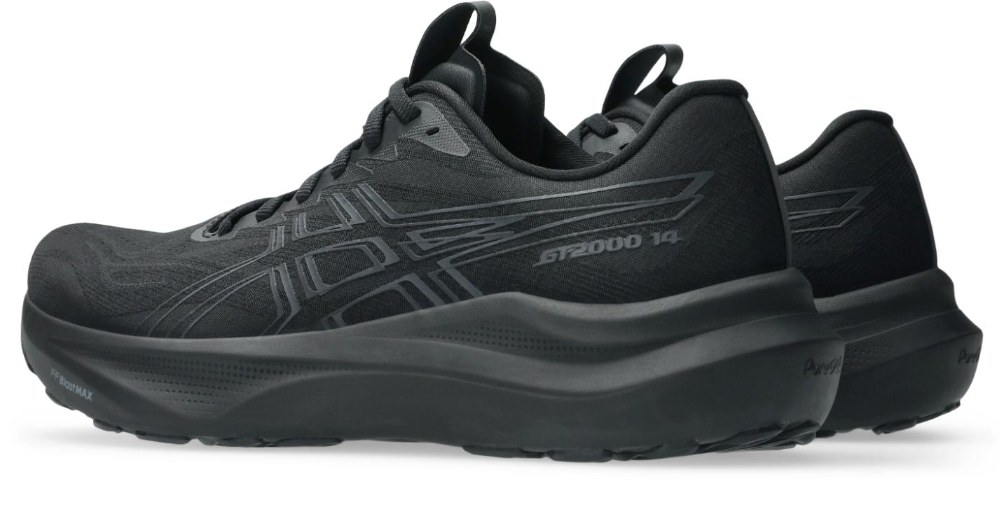 Asics Mens GT 2000 14 (2E) - Black/Graphite Grey