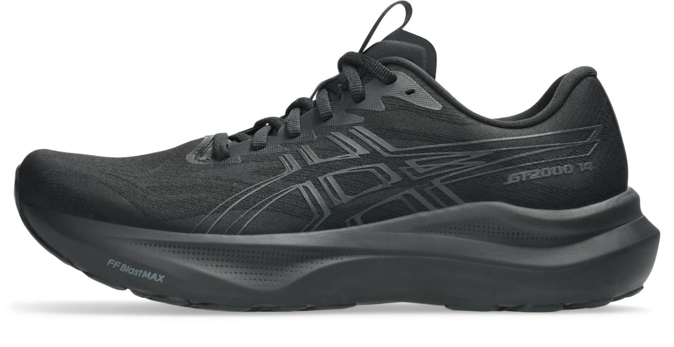 Asics Mens GT 2000 14 (2E) - Black/Graphite Grey