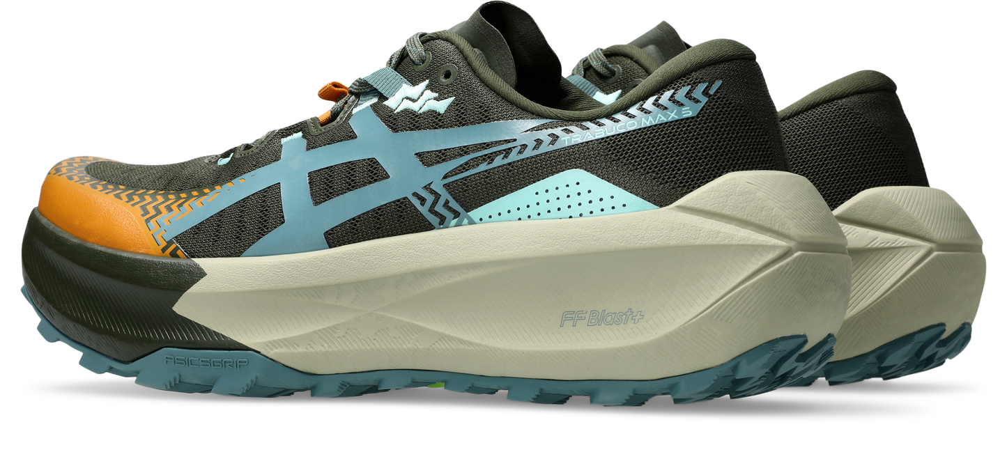 Asics Mens Trabuco Max 5 - Vintage Khaki/Foggy Teal
