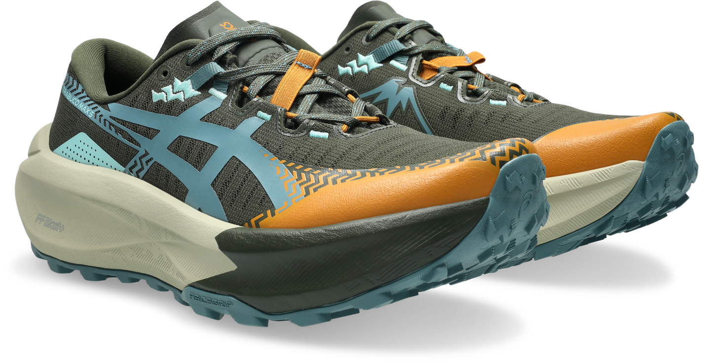 Asics Mens Trabuco Max 5 - Vintage Khaki/Foggy Teal