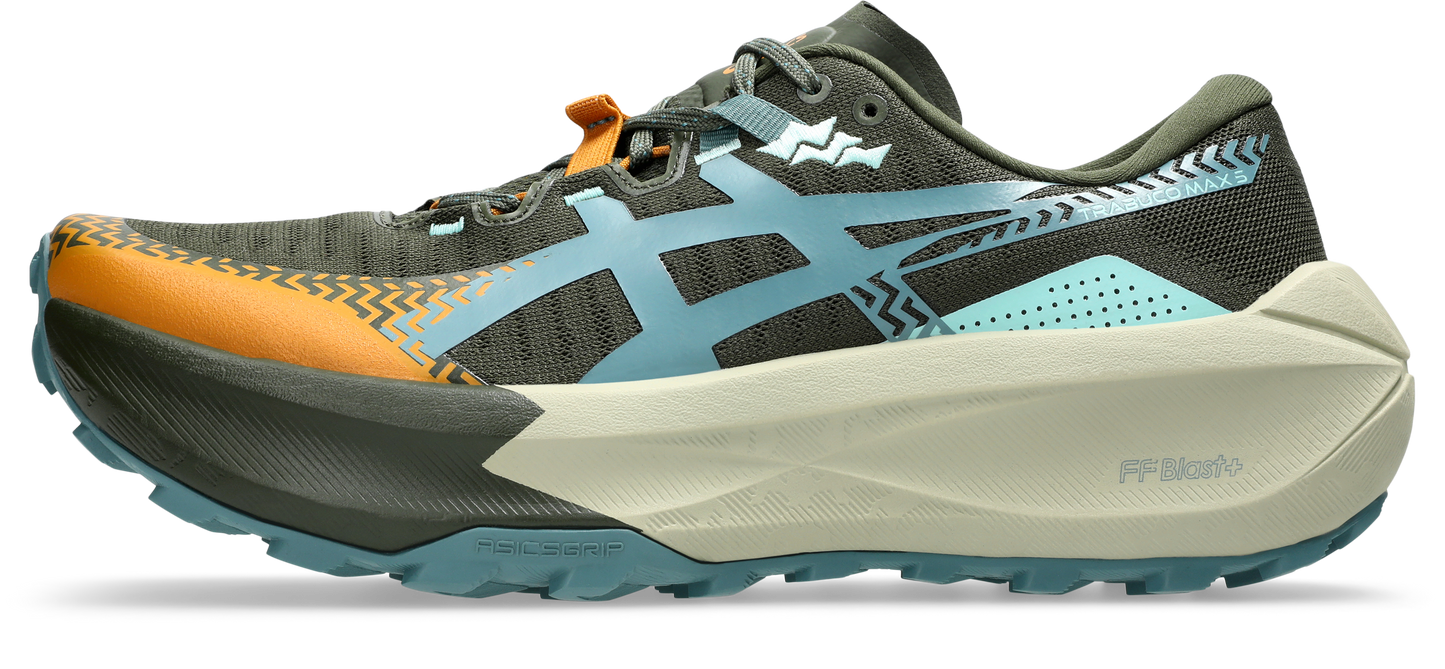 Asics Mens Trabuco Max 5 - Vintage Khaki/Foggy Teal
