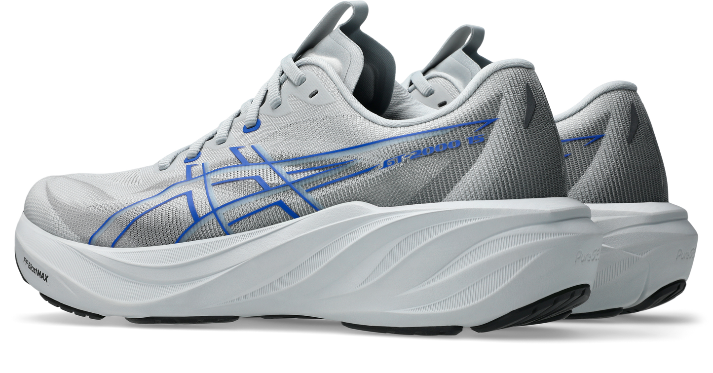 Asics Mens GT 2000 15 (2E)- Piedmont Grey/Blue