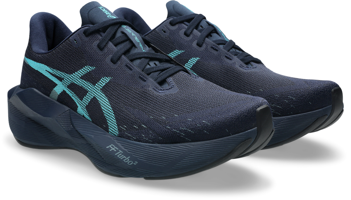 Asics Mens Novablast 6 - Midnight/Energy Aqua