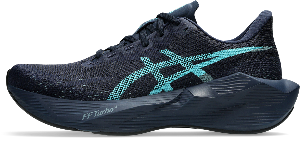 Asics Mens Novablast 6 - Midnight/Energy Aqua