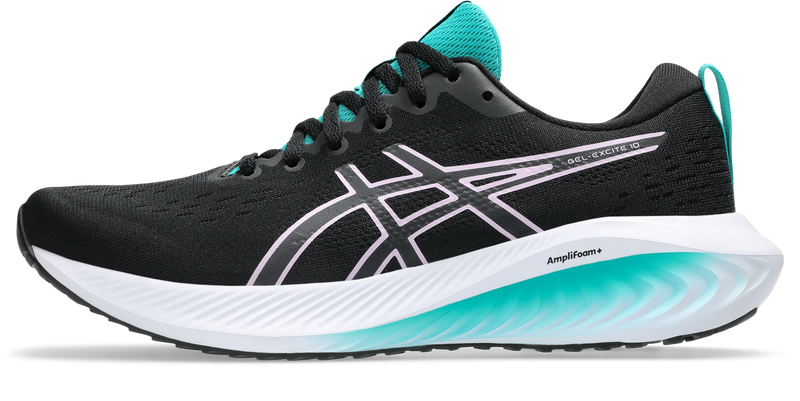 Asics Women's Gel Excite 10 (D Wide) - Black/Light Ube