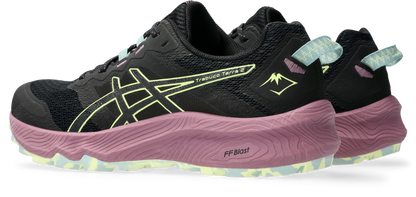 Asics Womens Trabuco Terra 2 Trail Running - Black/Huddle Yellow
