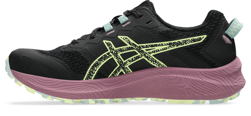 Asics Womens Trabuco Terra 2 Trail Running - Black/Huddle Yellow