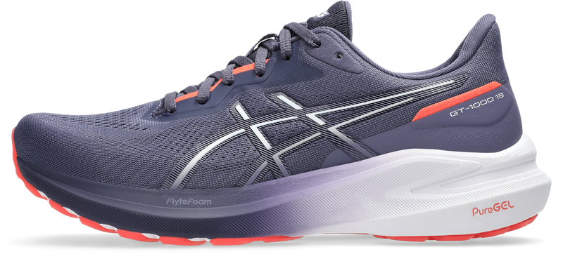 Asics Womens GT 1000 13 (D Wide) - Indigo Fog/White