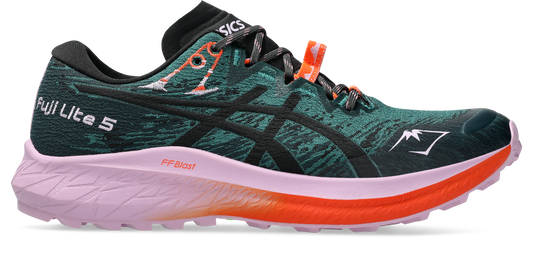 Asics Womens Fuji Lite 5 - Rainy Lake/Black