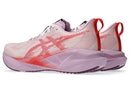 Asics Womens Novablast 5 - White/Coral Reef