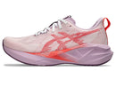 Asics Womens Novablast 5 - White/Coral Reef