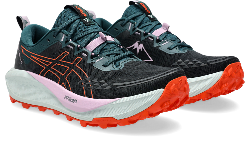 Asics Women's Gel Trabuco 13 Trail Running - Black/Nova Orange