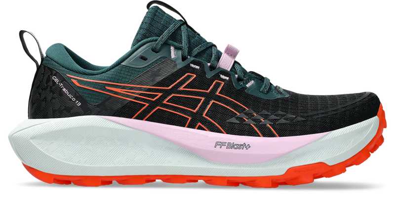 Asics Women's Gel Trabuco 13 Trail Running - Black/Nova Orange