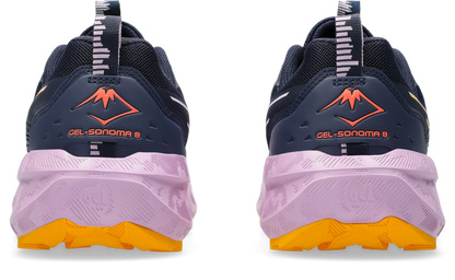 Asics Womens Gel Sonoma 8 Trail Running - Midnight/Light Ube