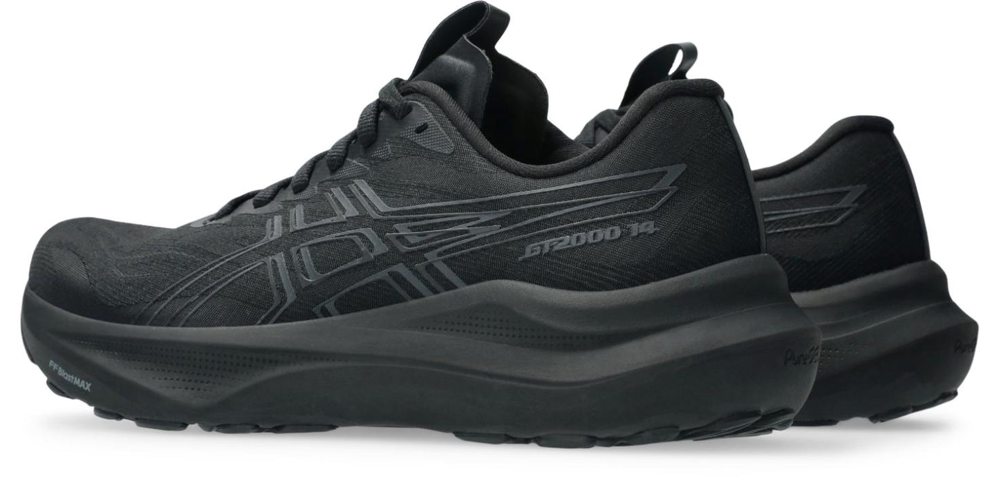 Asics Womens GT 2000 14 (D) - Black/Graphite Grey