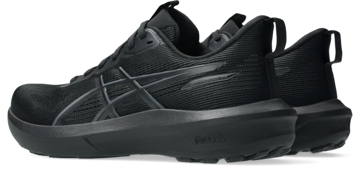 Asics Womens GT 1000 14 (D Wide) - Black/Black
