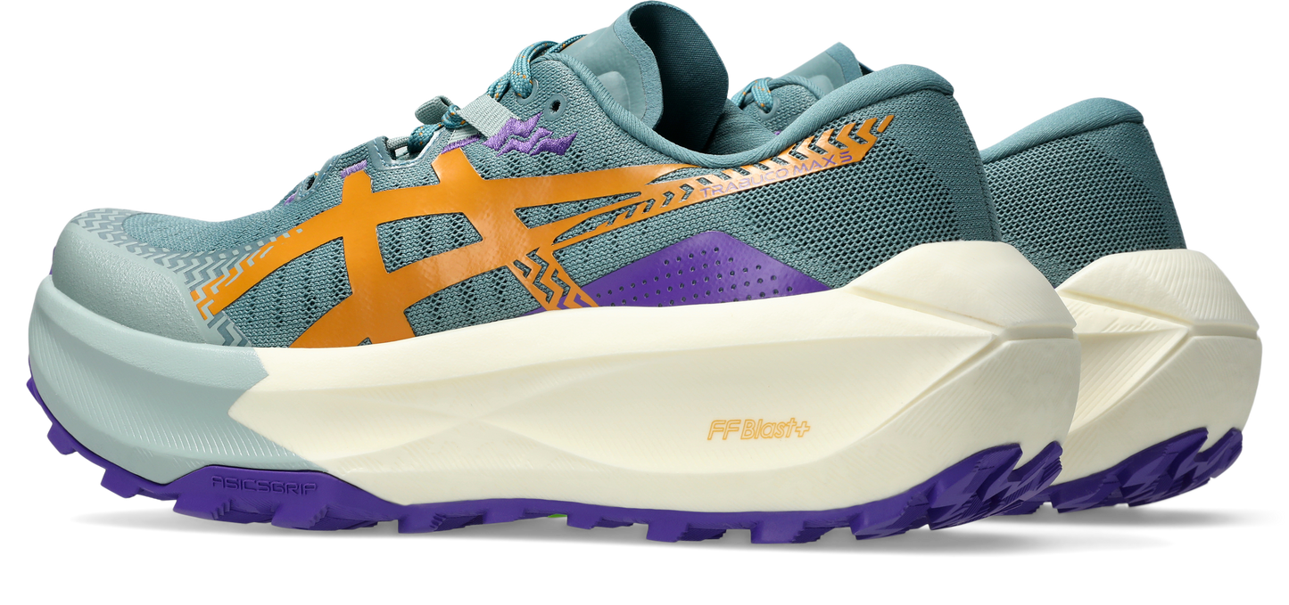 Asics Womens Trabuco Max 5 Trail Running - Foggy Teal/Radiant Amethyst