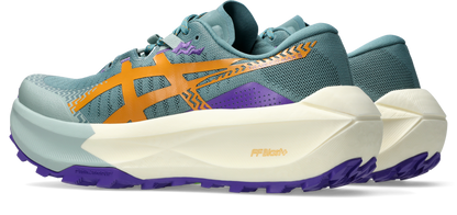 Asics Womens Trabuco Max 5 Trail Running - Foggy Teal/Radiant Amethyst