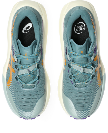 Asics Womens Trabuco Max 5 Trail Running - Foggy Teal/Radiant Amethyst