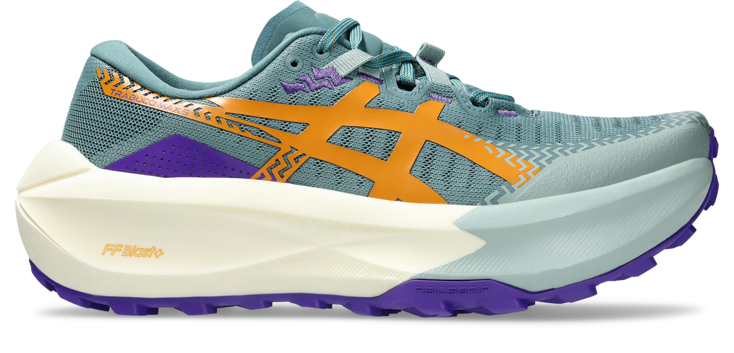 Asics Womens Trabuco Max 5 Trail Running - Foggy Teal/Radiant Amethyst