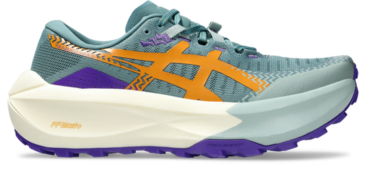 Asics Womens Trabuco Max 5 Trail Running - Foggy Teal/Radiant Amethyst
