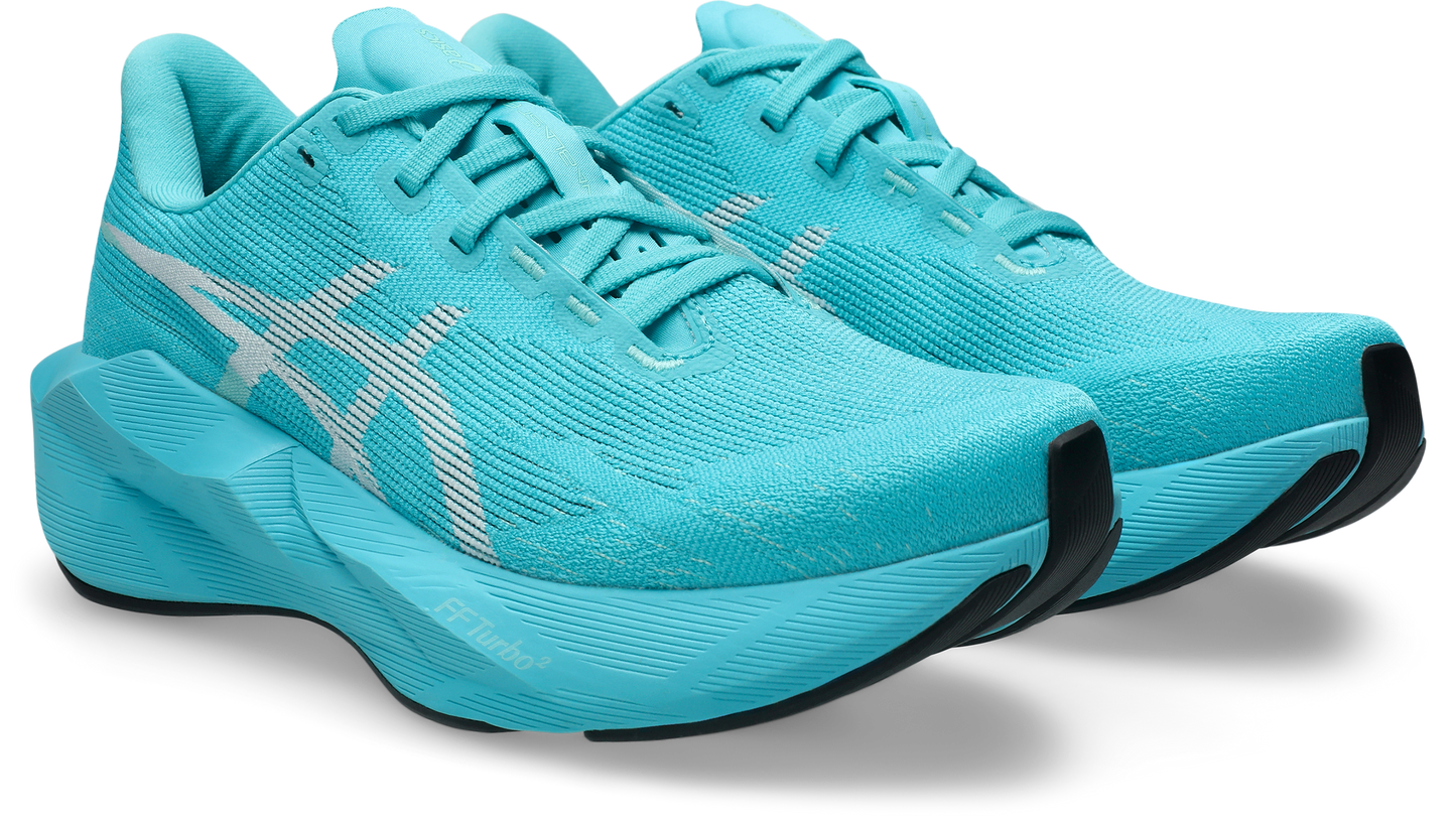 Asics Womens Novablast 6 - Energy Aqua/White